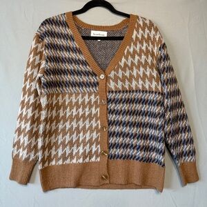 Heartloom Womens Oversized Wool Blend Enzo Cardigan XS Cottagecore Grandpa Cozy